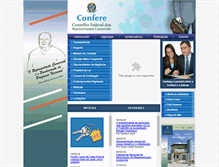 Tablet Screenshot of confere.org.br
